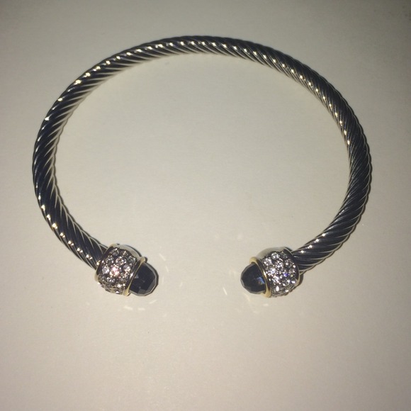 David Yurman inspired cable bracelet