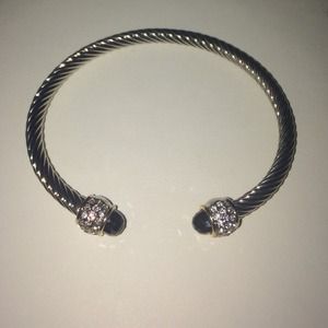 David Yurman inspired cable bracelet