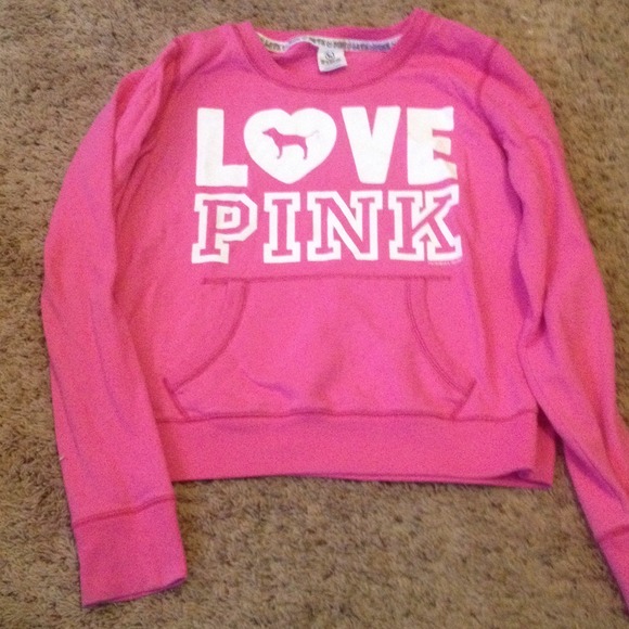 Pink Victoria's Secret sweatshirt