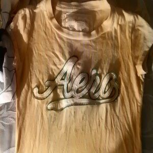 Yellow aeropostale shirt