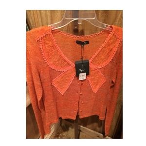 RYU: Orange Bow Sweater