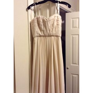 BCBG Cream Colored Gown
