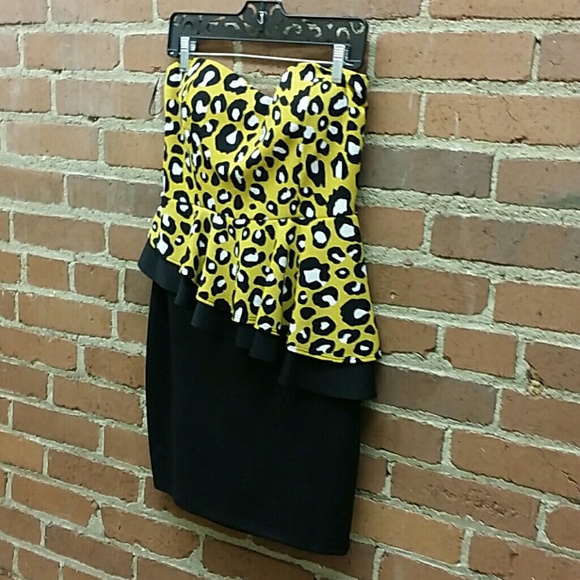 Halter leopard Dress