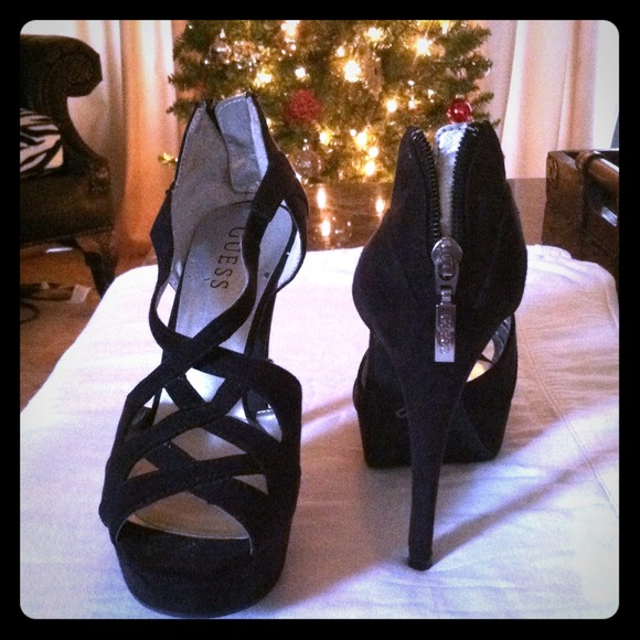 GUESS Platform Heels