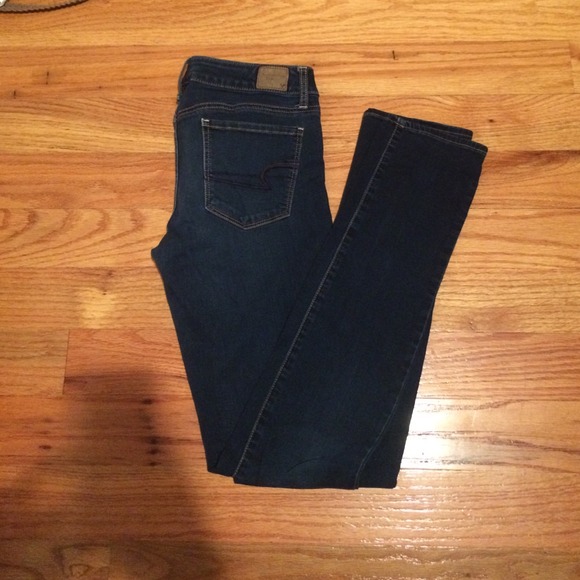 American Eagle skinny jeans.