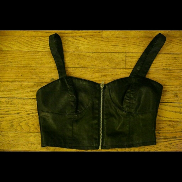 Leather Bustier
