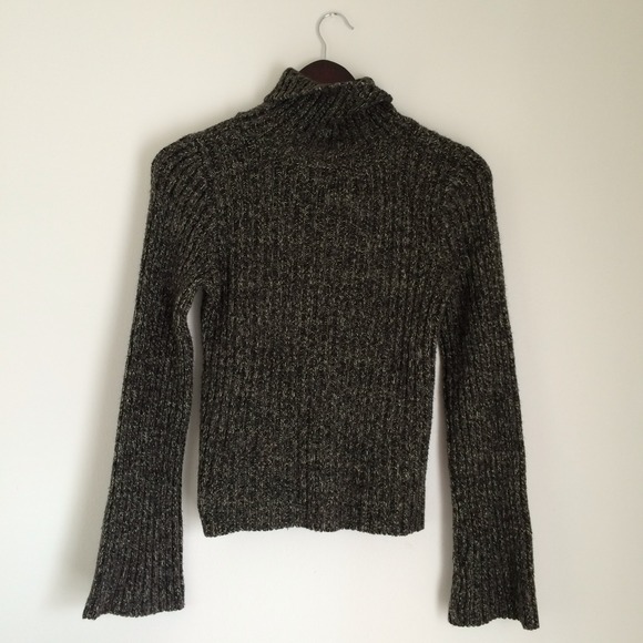 J. Crew Sweaters - Marled Turtleneck with Bell Sleeves