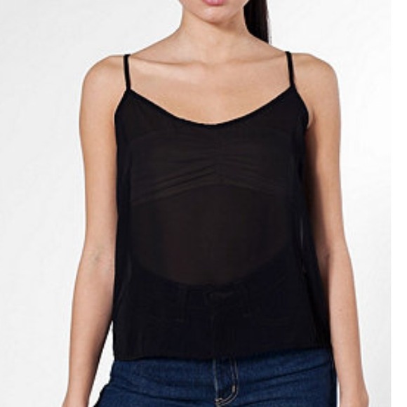 American Apparel chiffon tank