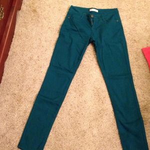 Dark green nobo skinny jeans. Worn once