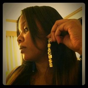 Customized Rhinestone Name Earrings