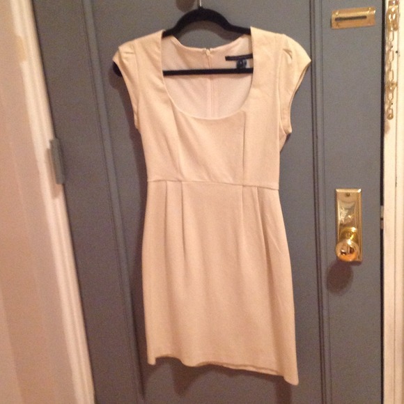 French connection beige dress