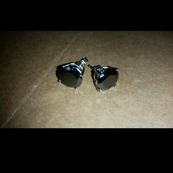 Black stud earing s