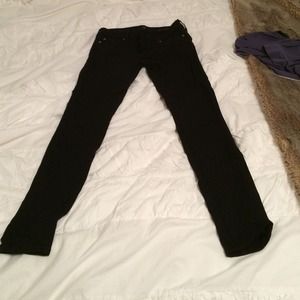 7 jeans. Stretchy legging type.