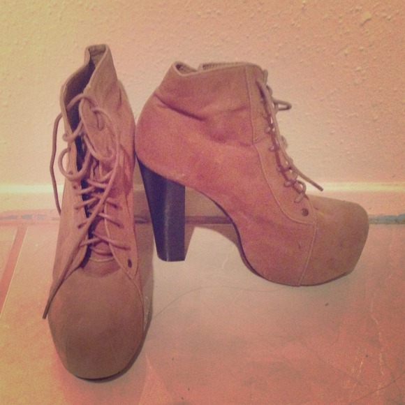 Suede Boot heels
