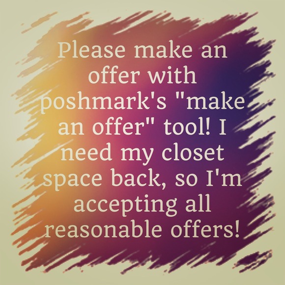 Accessories - Use Poshmark's "MAKE AN OFFER!" tool!