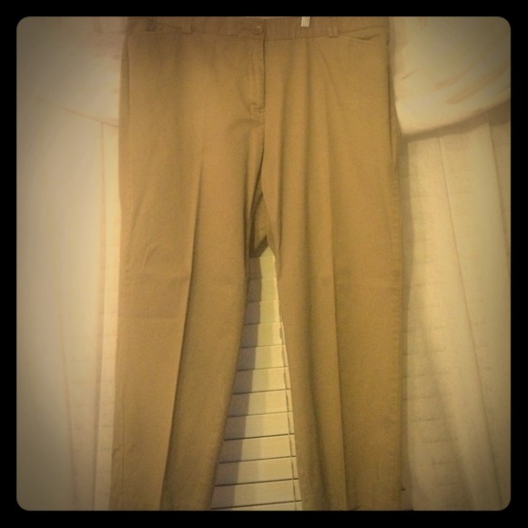 20W Short khaki slacks