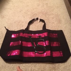 Large Victoria's Secret runway tote bag