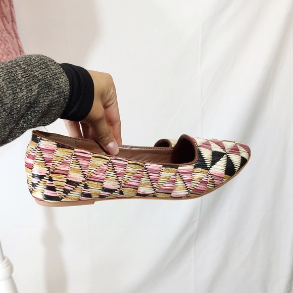 Multi-colored woven flats - Picture 2 of 4