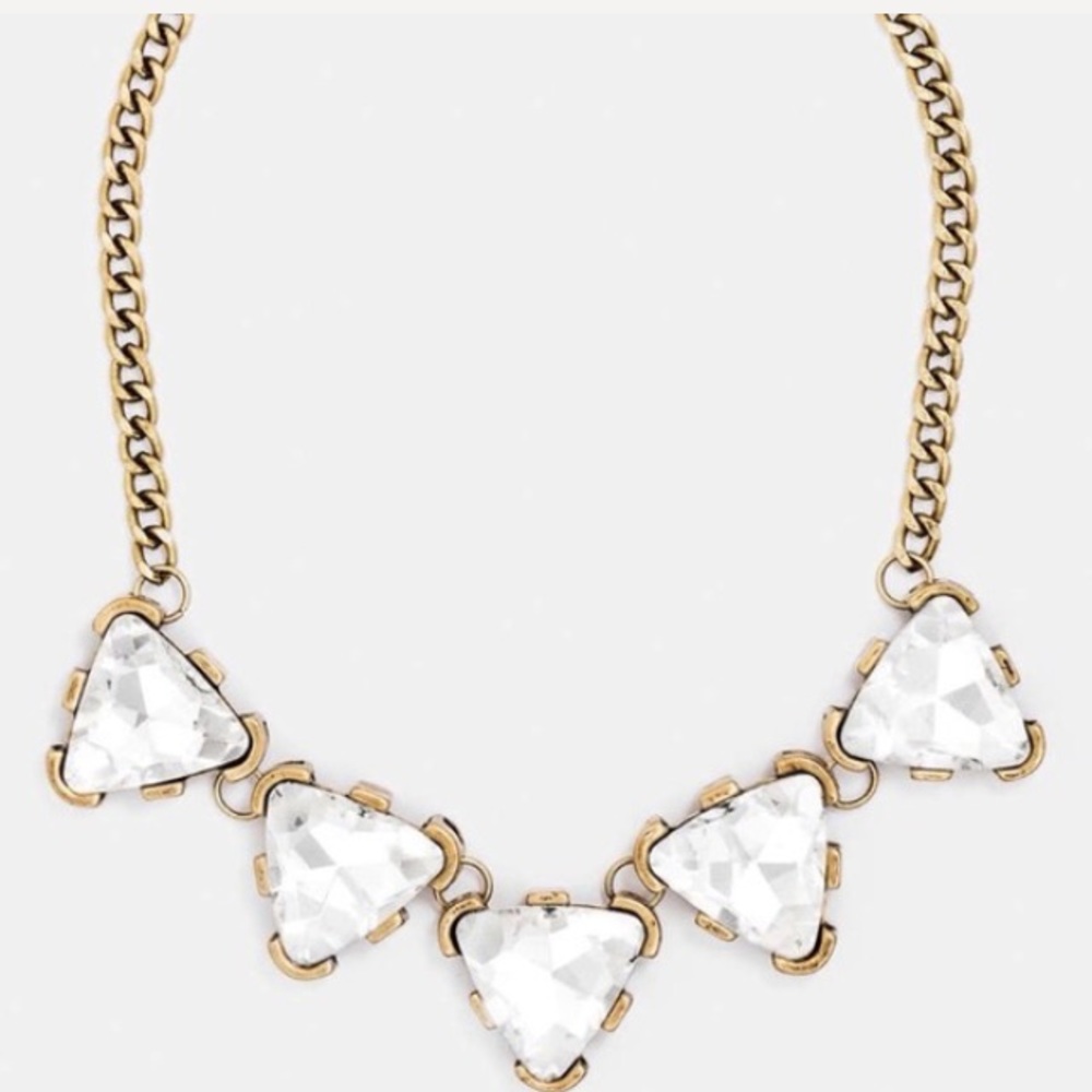 BAUBLEBAR Crystal Triad Collar Necklace NWT