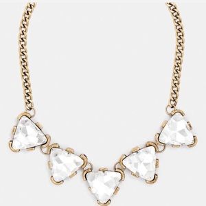 BAUBLEBAR Crystal Triad Collar Necklace NWT