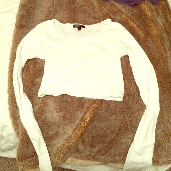 Top shop white crop top