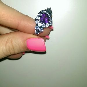 Rare Amethyst with Tanzanite