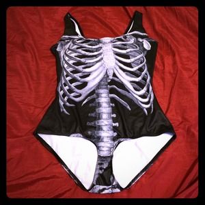 Authentic Black milk skeleton bodysuit