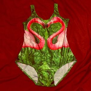 Flamingo bodysuit by AND clothing