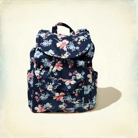 Floral print Hollister backpack