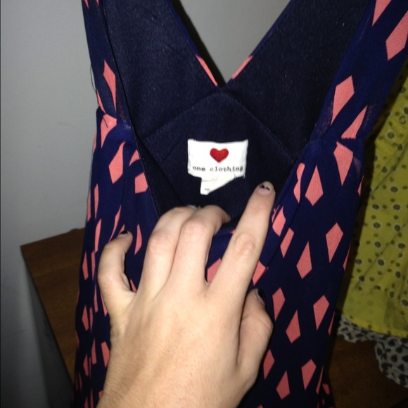 cute one clothing patterned dress