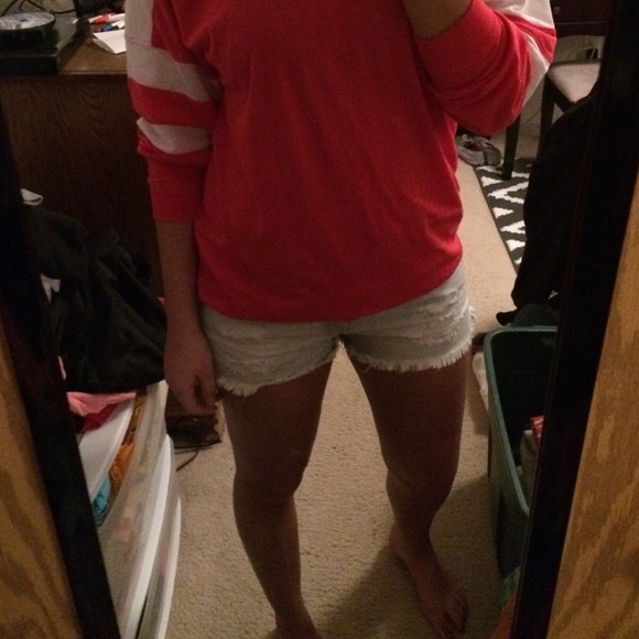 American Eagle distressed shorts