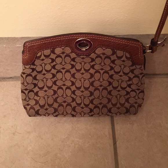 Authentic Coach Wristlet