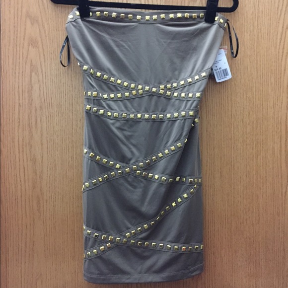 Taupe Mini Dress