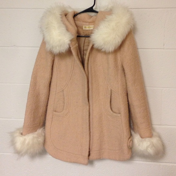 Stylish fuzzy coat