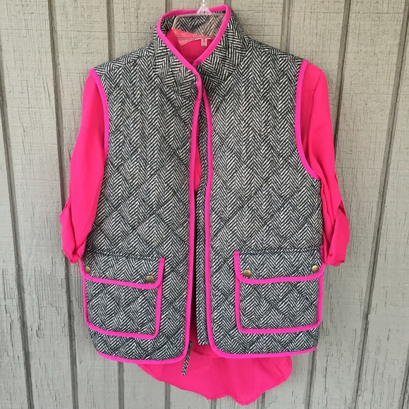 ❌SOLD on IG❌ J.Crew Herringbone Quilted Puff Vest - Picture 3 of 3