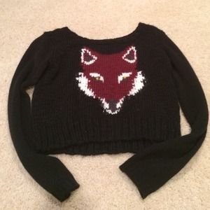 Black fox sweater
