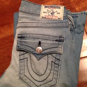 True Religion Bootcut Light/faded denim