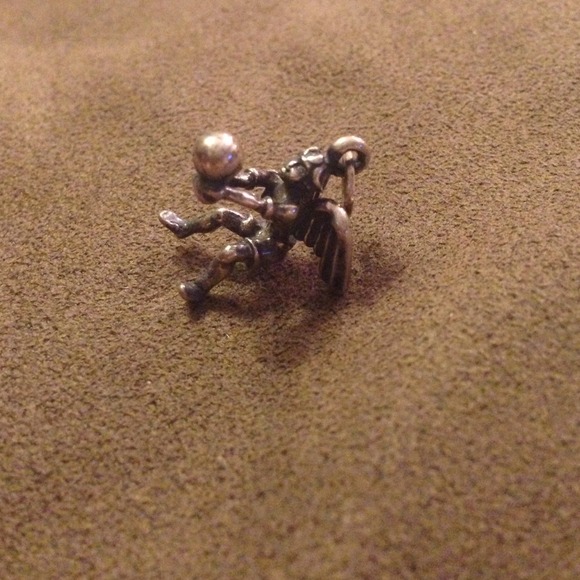 Volleyball angel charm