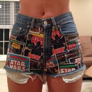 High Waisted Star Wars Levi's