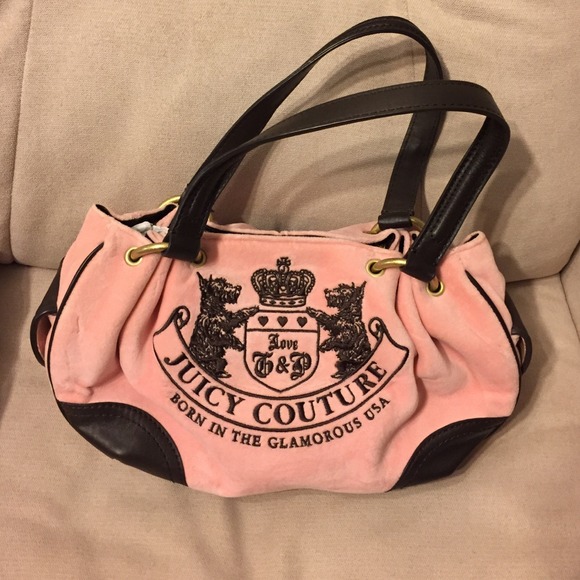 Juicy couture velour baby fluffy bag