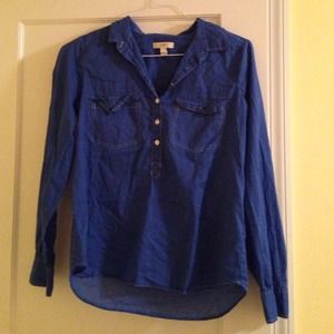 J.Crew Three Quarter Button Up never been worn