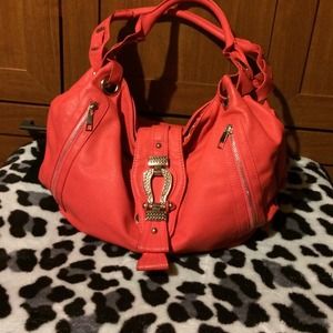 Coral colored purse