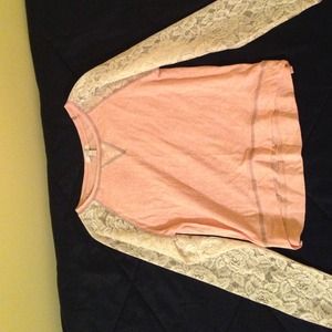Laced Long Sleeve Tee never been worn