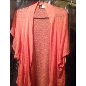 ❌SOLD❌ Salmon Pink Crochet Sweater