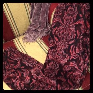 Paisley print H&M cropped dress pants