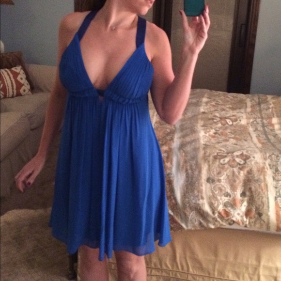 Royal Blue Cache Cocktail Dress Size 6