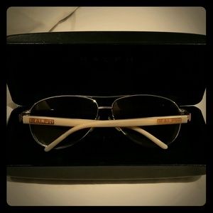 Authentic Ralph Lauren aviator sunglasses gold