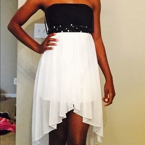 Black and white dress