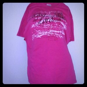 KING OF KINGS   HOT PINK GILDAN TEE