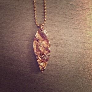 Love Tatum gold nugget necklace with 22" chain